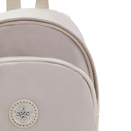 Kipling Delia Compact Metallic Convertible Backpacks Glow Satin | CA 1559NW